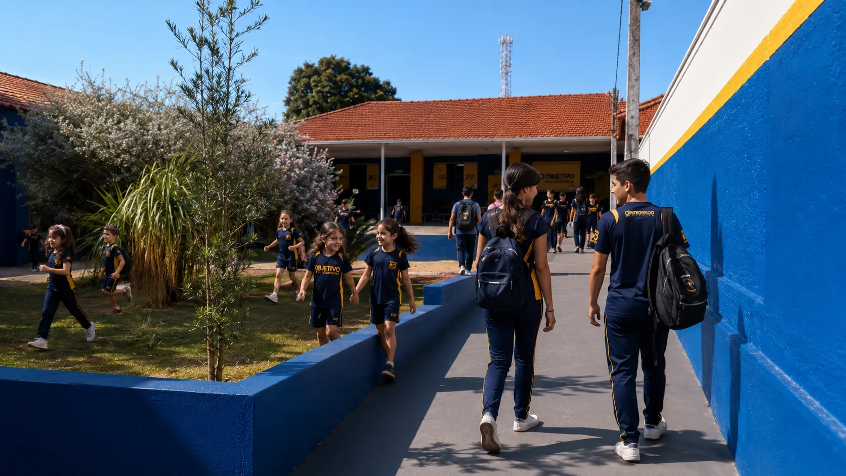 Fachada do Colégio Objetivo Integrado