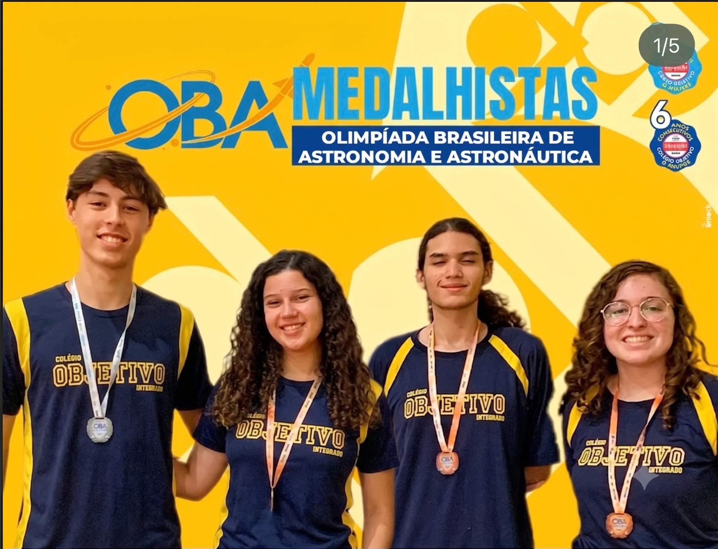 Medalhistas em olimpíadas científicas